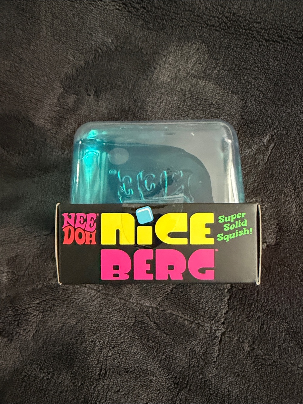 Nice Berg Nee Doh Solid Squish Toy - Blue NIOP unopened